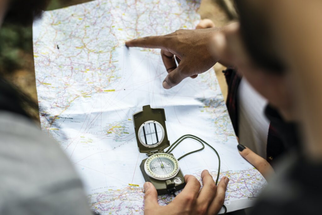 Map chaecking for the direction